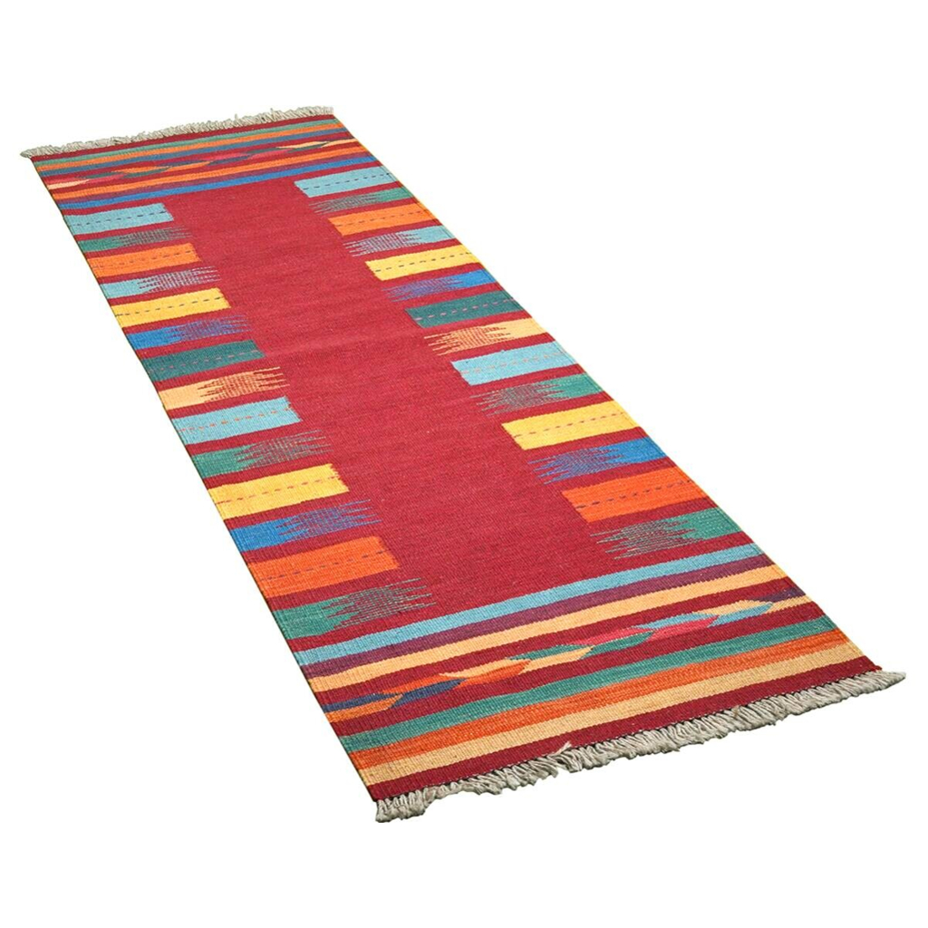 PersaTepp Teppich Kelim Gashgai bunt B/H/L: ca. 63x1x200 cm