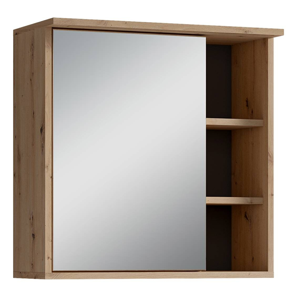 Spiegelschrank WELLNESS Eiche Artisan Nachbildung B/H/T: ca. 60x61x28 cm