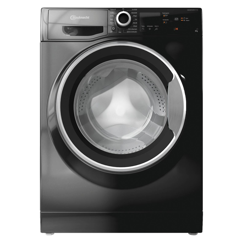 Bauknecht Waschmaschine WAMBL814A schwarz B/H/T: ca. 61x85x60 cm ca. 80 kg