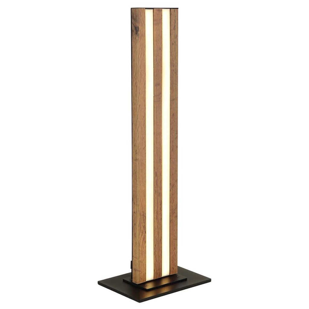 GLOBO LED-Tischleuchte schwarz Opal Metall Kunststoff B/H/T: ca. 12x50x18 cm 1 Brennstellen