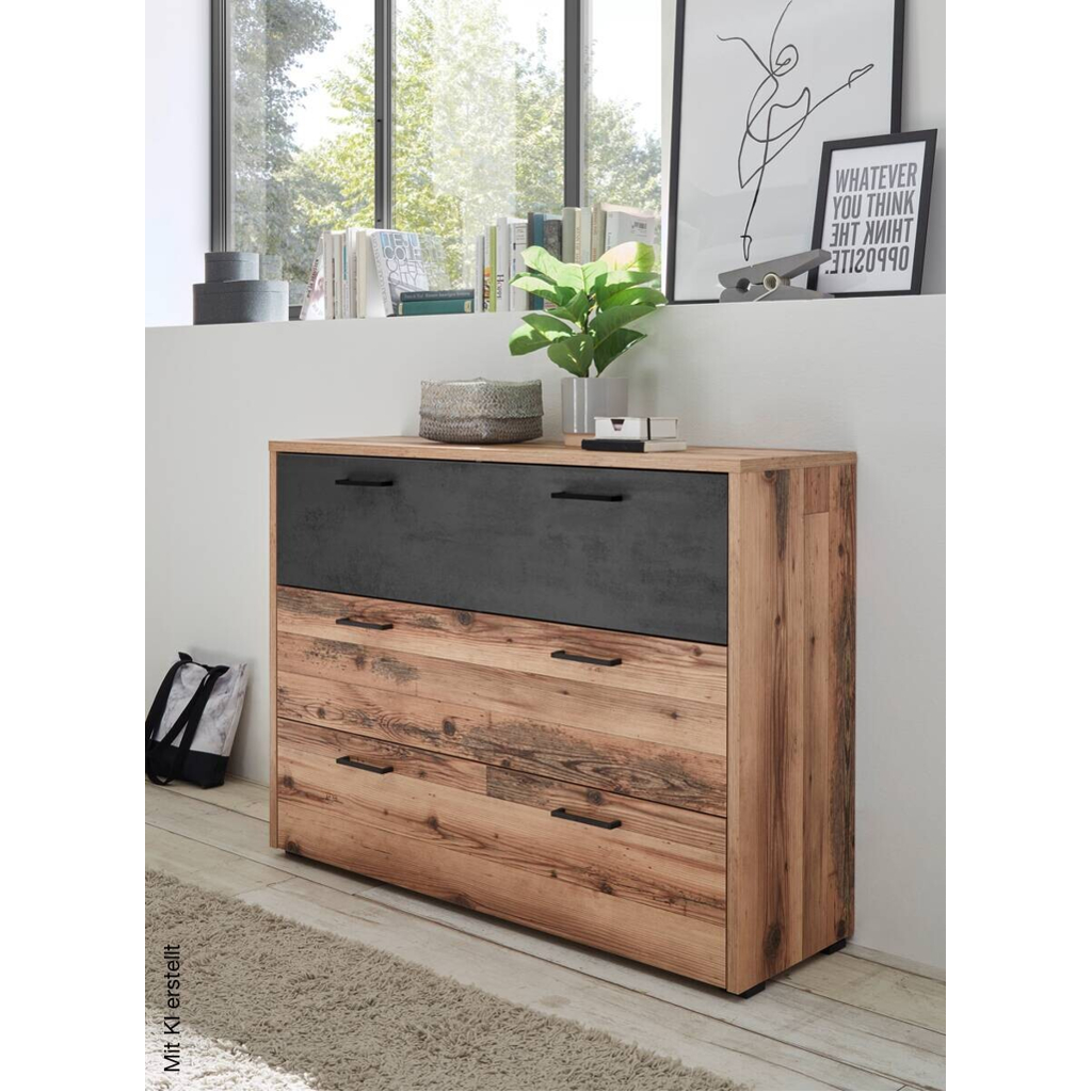 Kommode Alicante Alpin Lodge Nachbildung B/H/T: ca. 120x89x38 cm