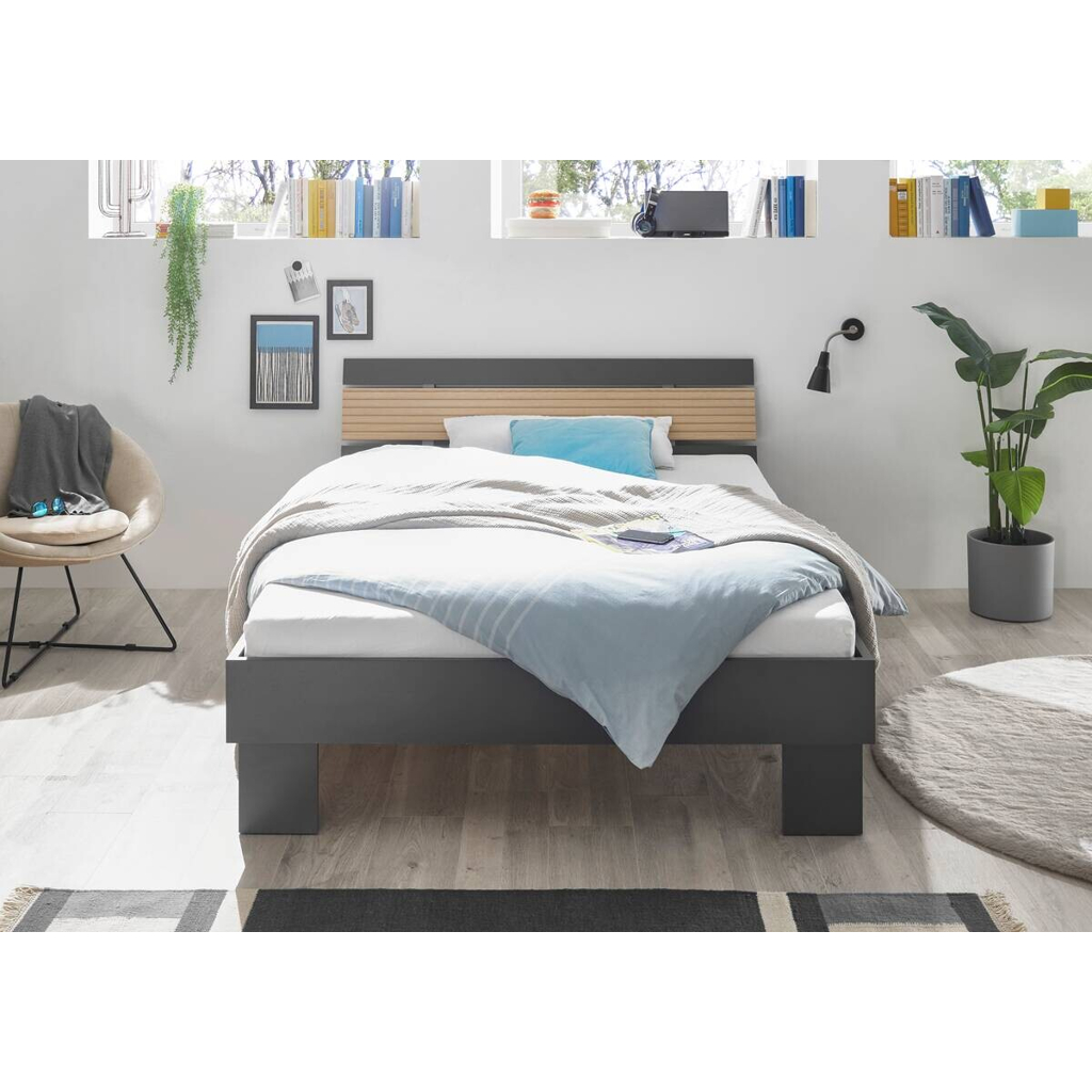Futonbett Jolka Graphit Liegefläche B/L: ca. 140x200 cm