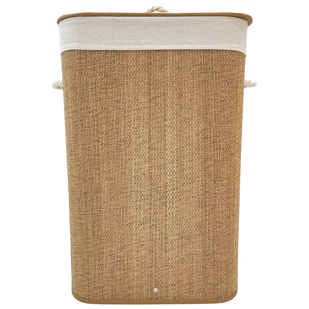 Wäschekorb braun Bambus B/H/T: ca. 40x60x30 cm