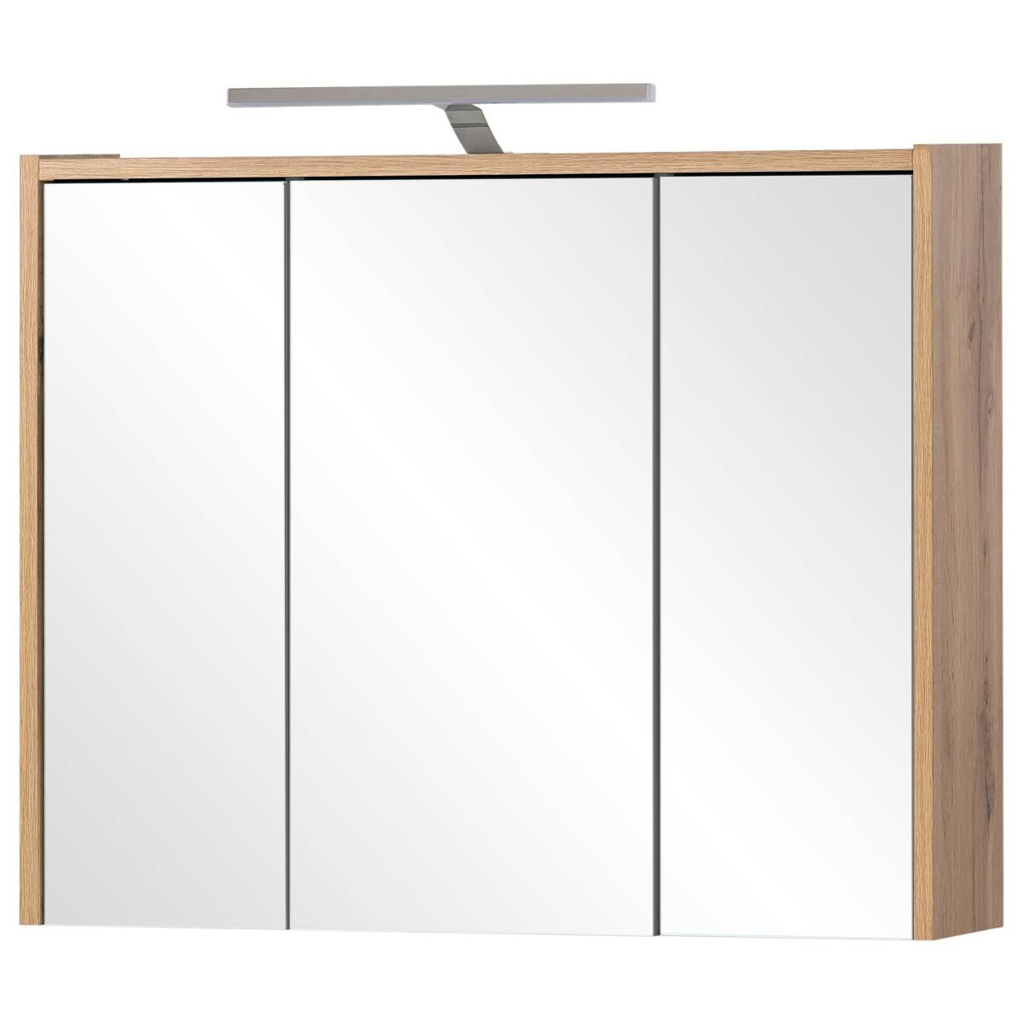 Spiegelschrank Flag Eiche Landhaus Nachbildung B/H/T: ca. 74,5x64x16 cm