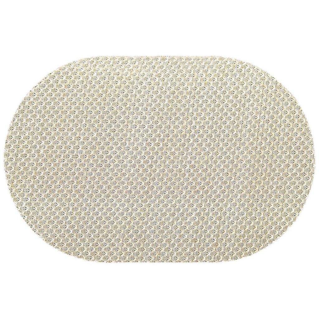 Platzset gold Polyester B/L: ca. 30x45 cm