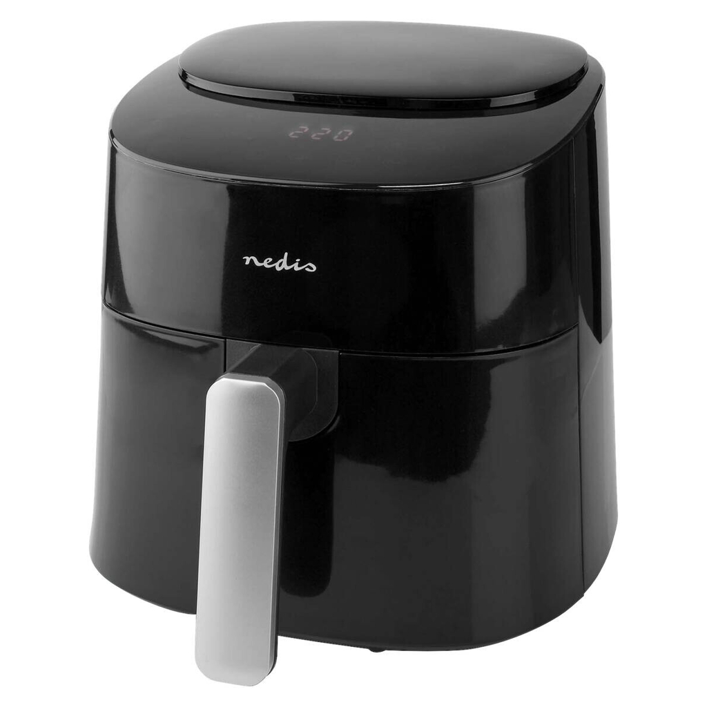 Nedis Heißluftfritteuse KAAF160BK schwarz Polypropylen B/H/L: ca. 26x27x33 cm ca. 4,2 l