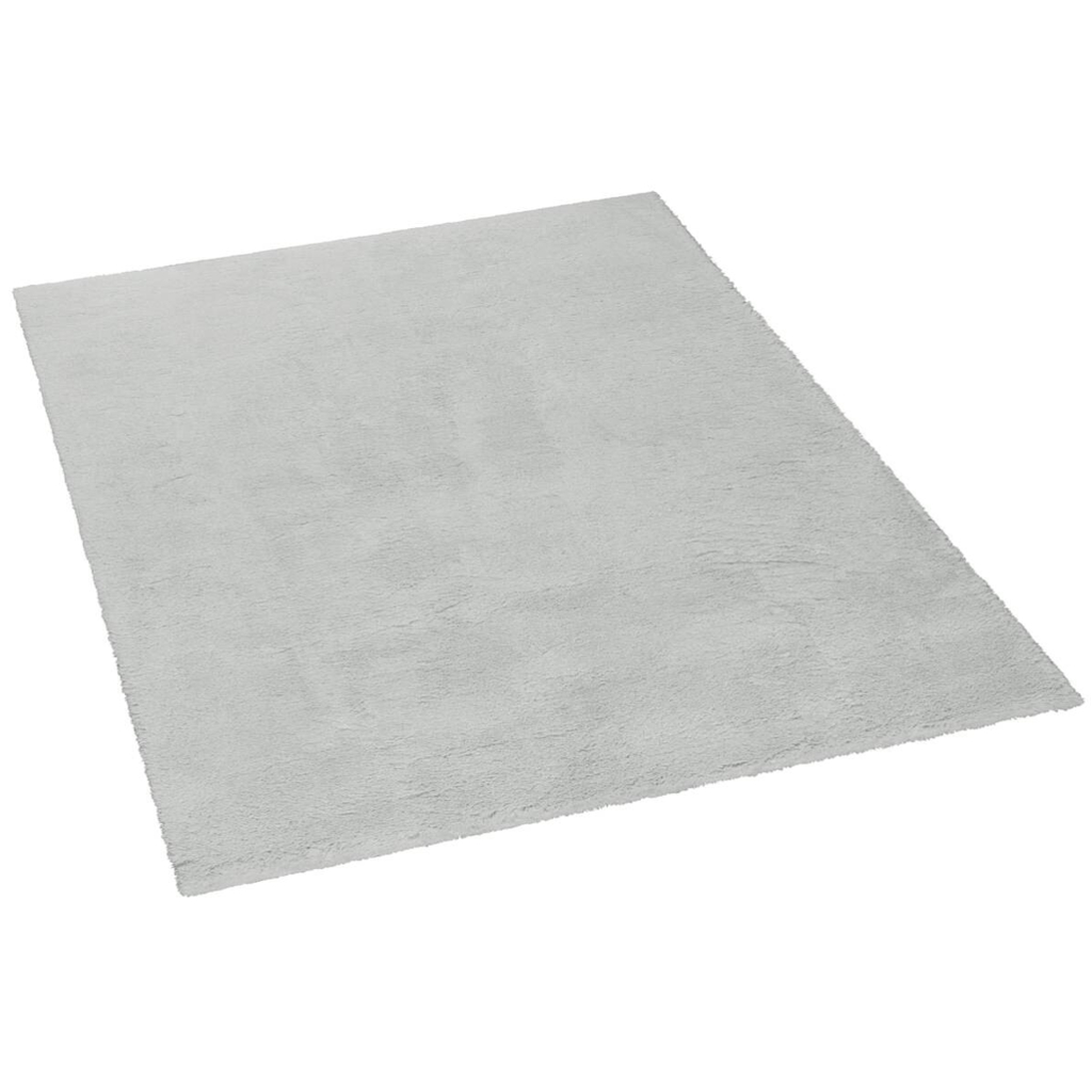 Teppich Softy silber B/L: ca. 120x160 cm