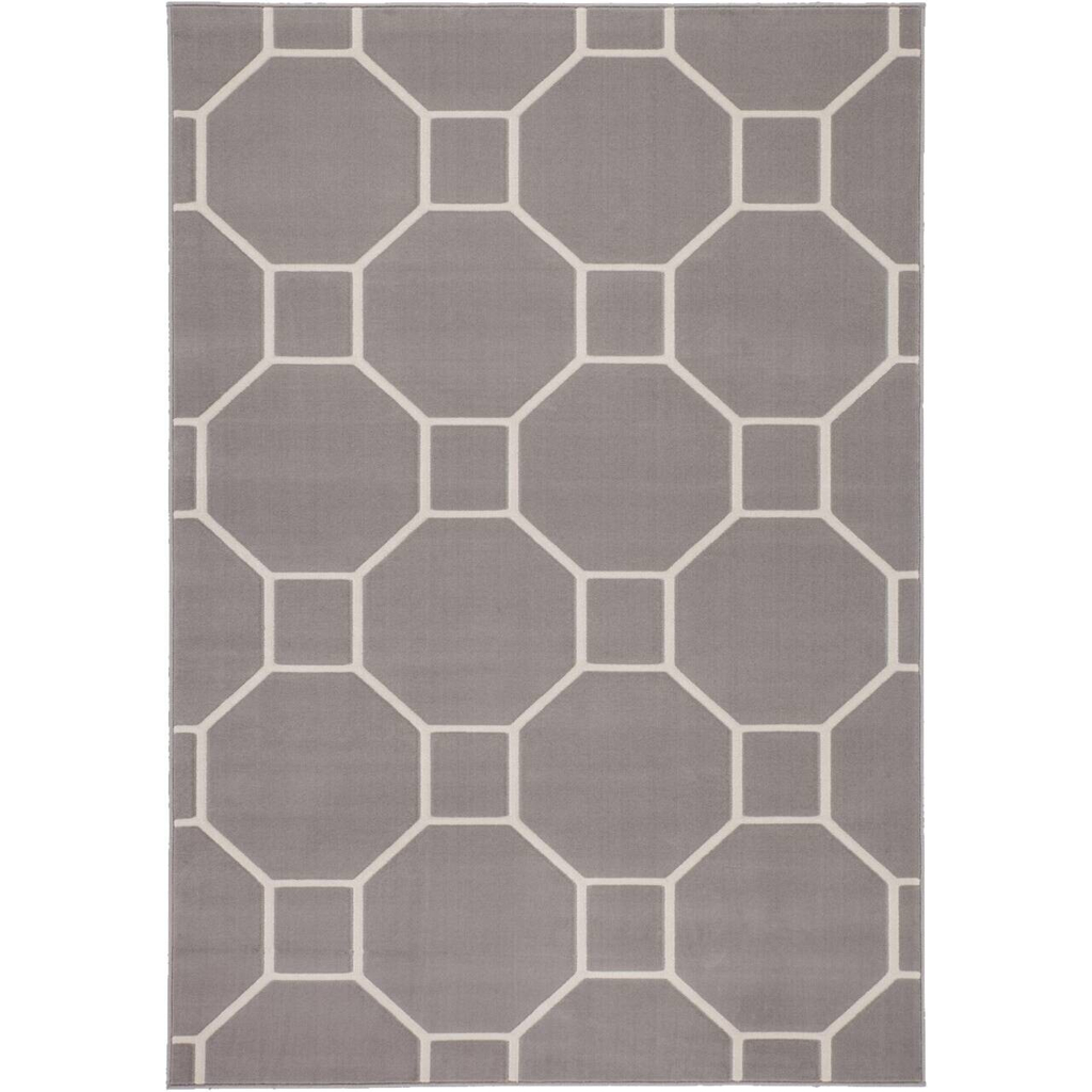 Kayoom Kurzflorteppich Lina 125 taupe B/L: ca. 80x300 cm