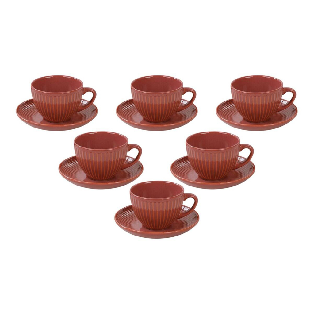 HermiaConcept Teetasse 12-tlg. orange Keramik