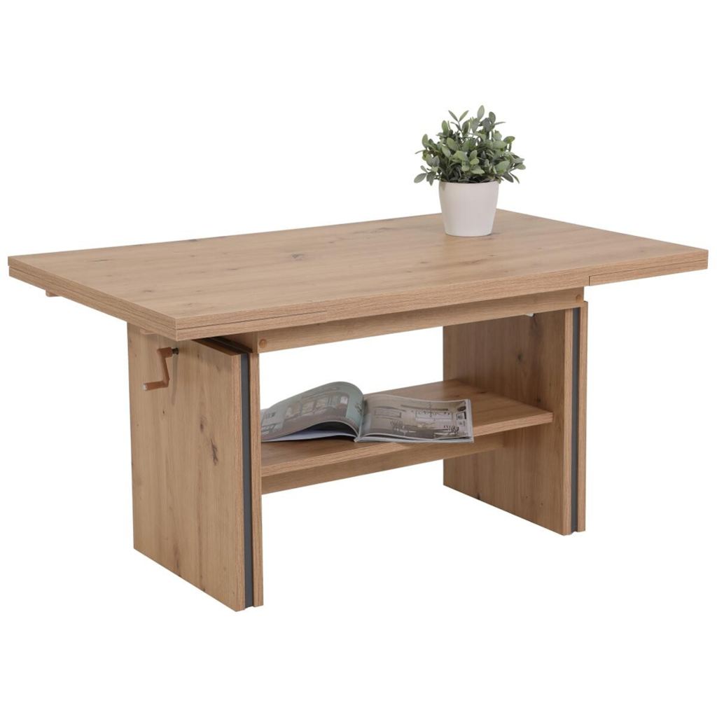 Couchtisch Hilmar Eiche Artisan Nachbildung B/H/T: ca. 110x56x67 cm