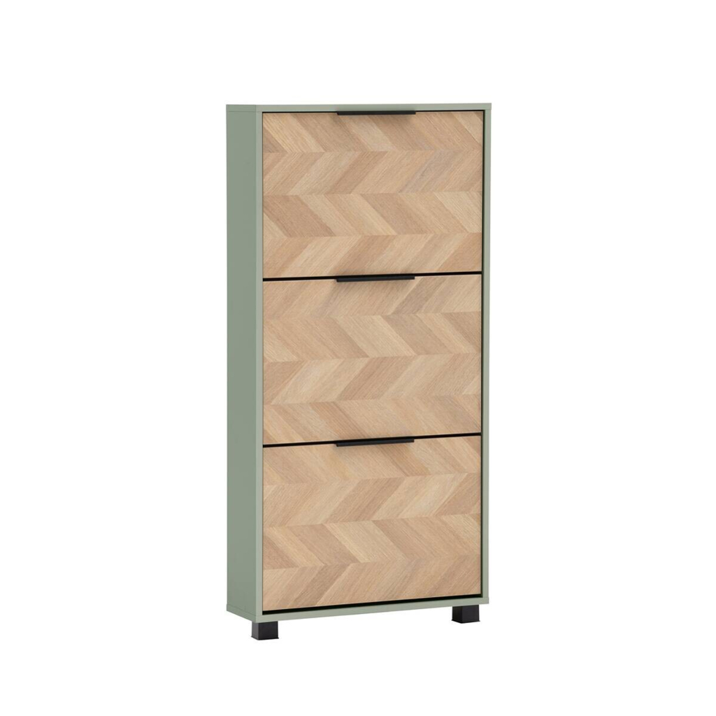 Schuhkipper Piazza, 3er Pistazie B/H/T: ca. 59,8x124,5x19,55 cm