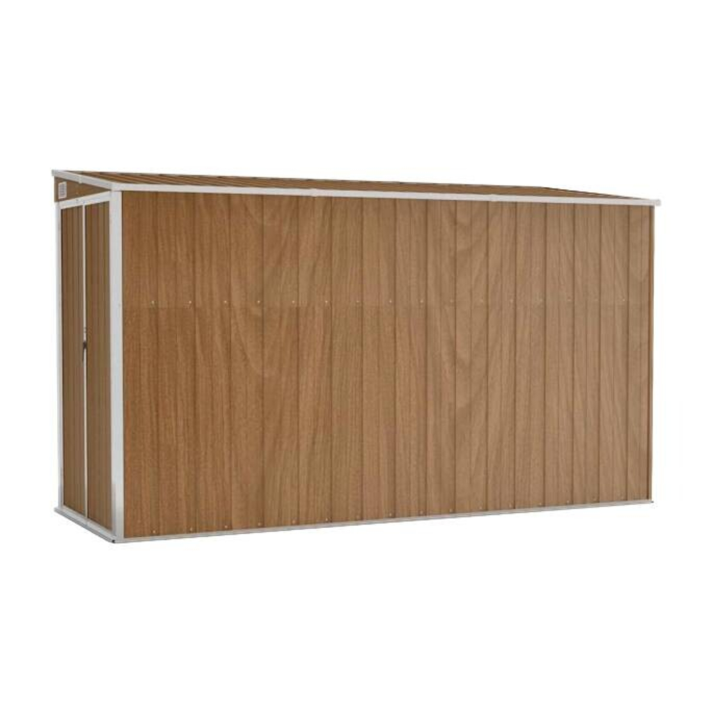 vidaXL Gartenhaus braun B/H/T: ca. 118x178x288 cm