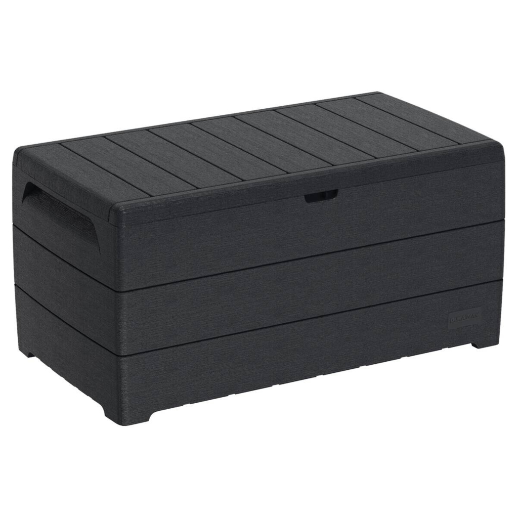 VCM Aufbewahrungsbox Durabox grau Kunststoff B/H/L: ca. 70x63x130 cm