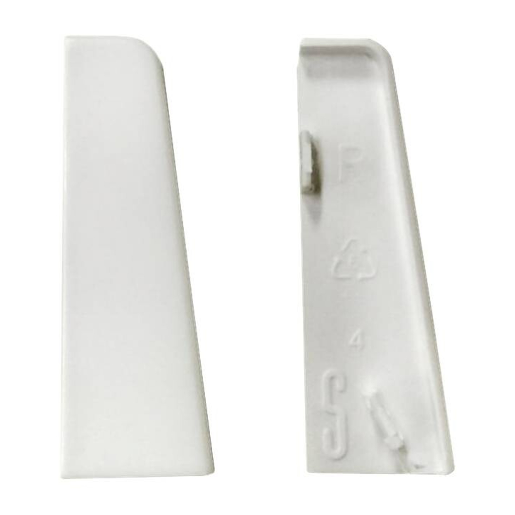 Endkappe weiß L/B/H: ca. 1x1x5,8 cm