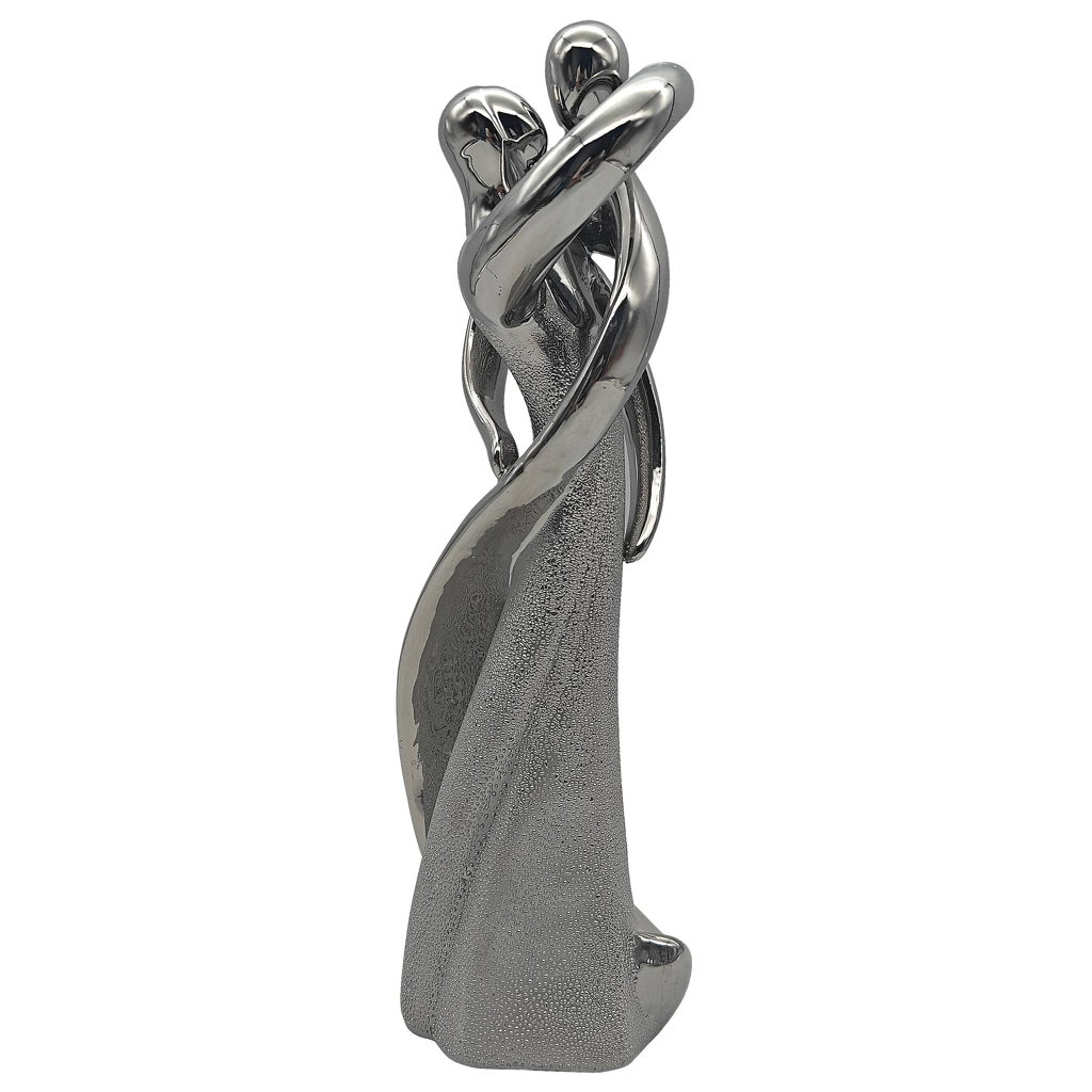 POCOline Deko-Figur silber Porzellan B/H/L: ca. 8x27x9,3 cm