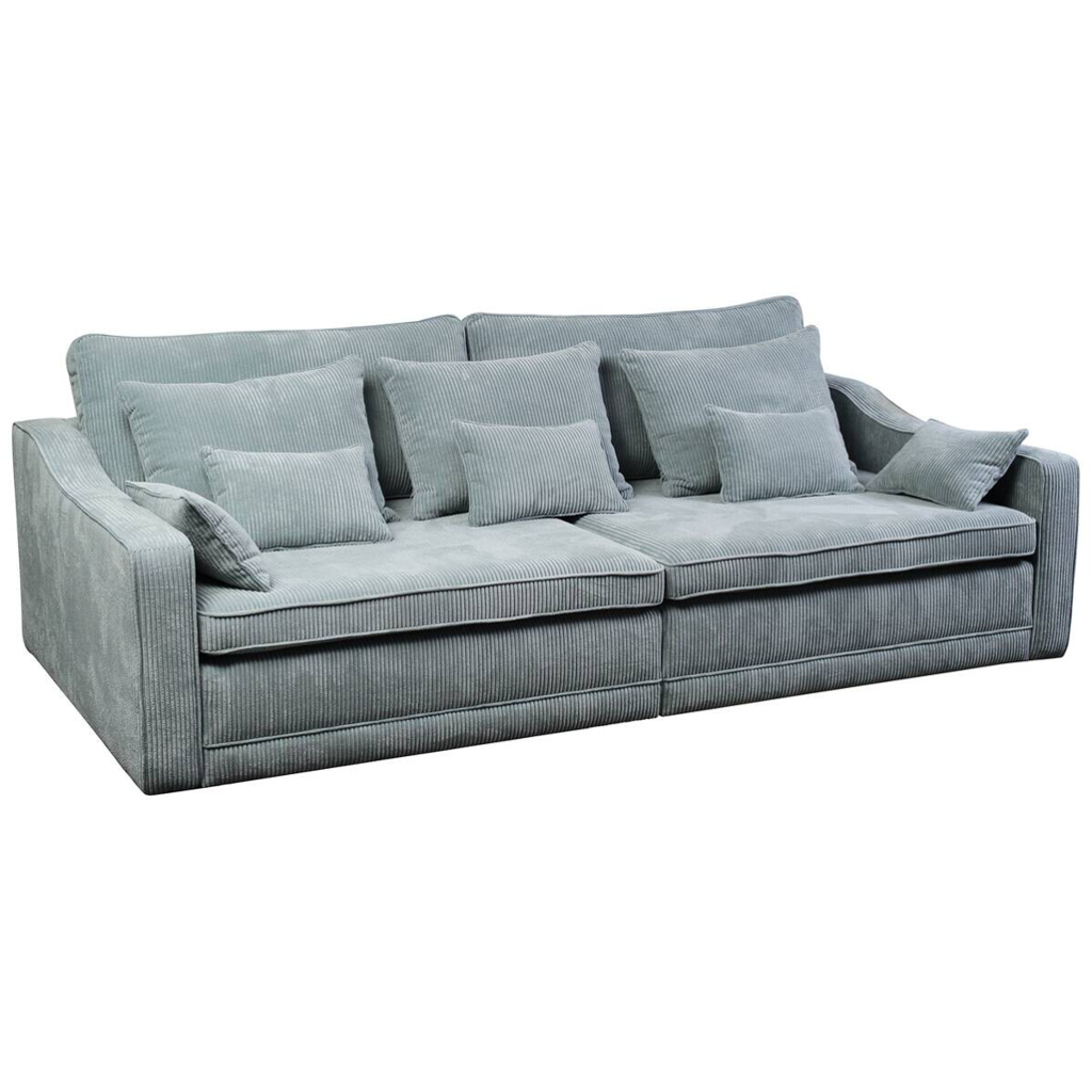 Big Sofa Evora mint Microfaser B/H/T: ca. 276x71x137 cm