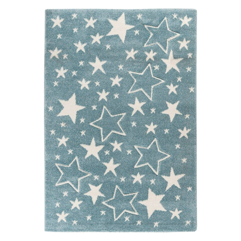Kayoom Kurzflorteppich Australia - Tamworth blau B/H/L: ca. 80x1,6x150 cm