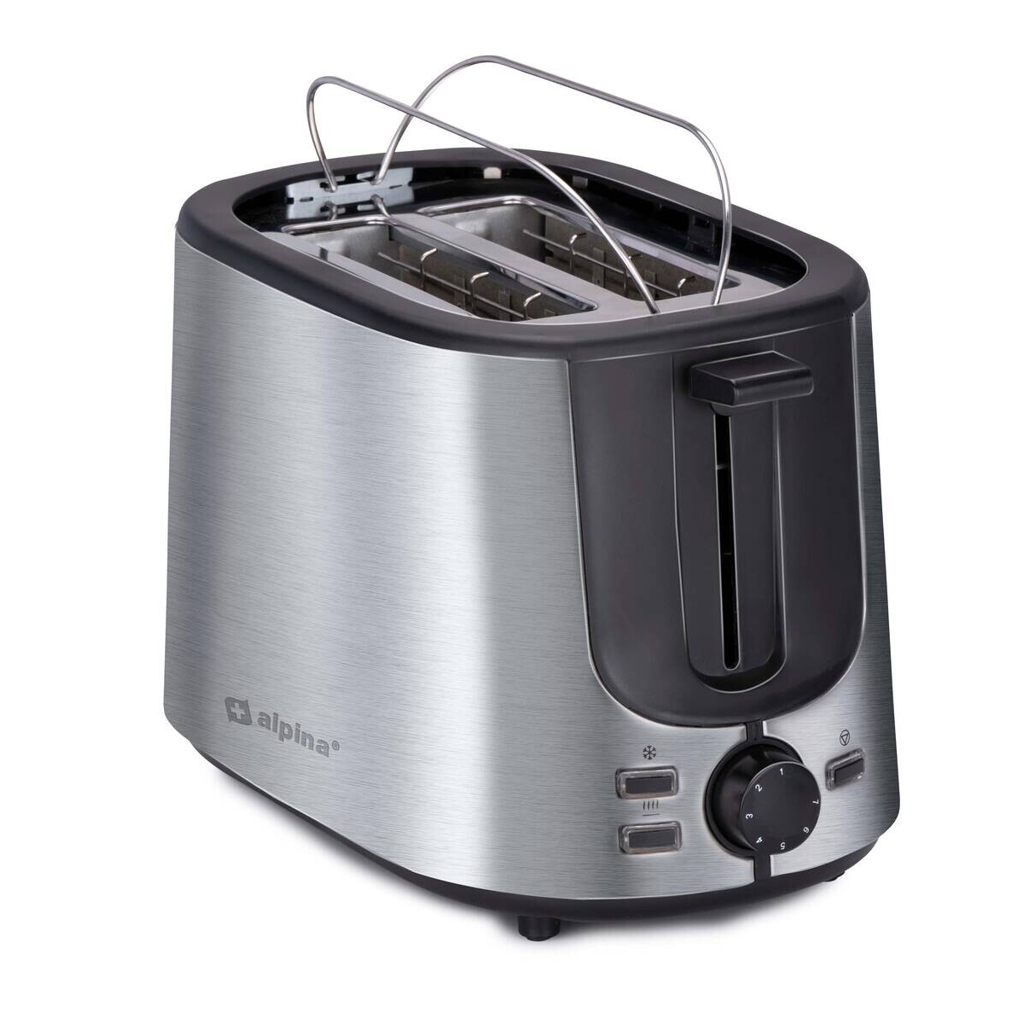 alpina Toastautomat silber Edelstahl