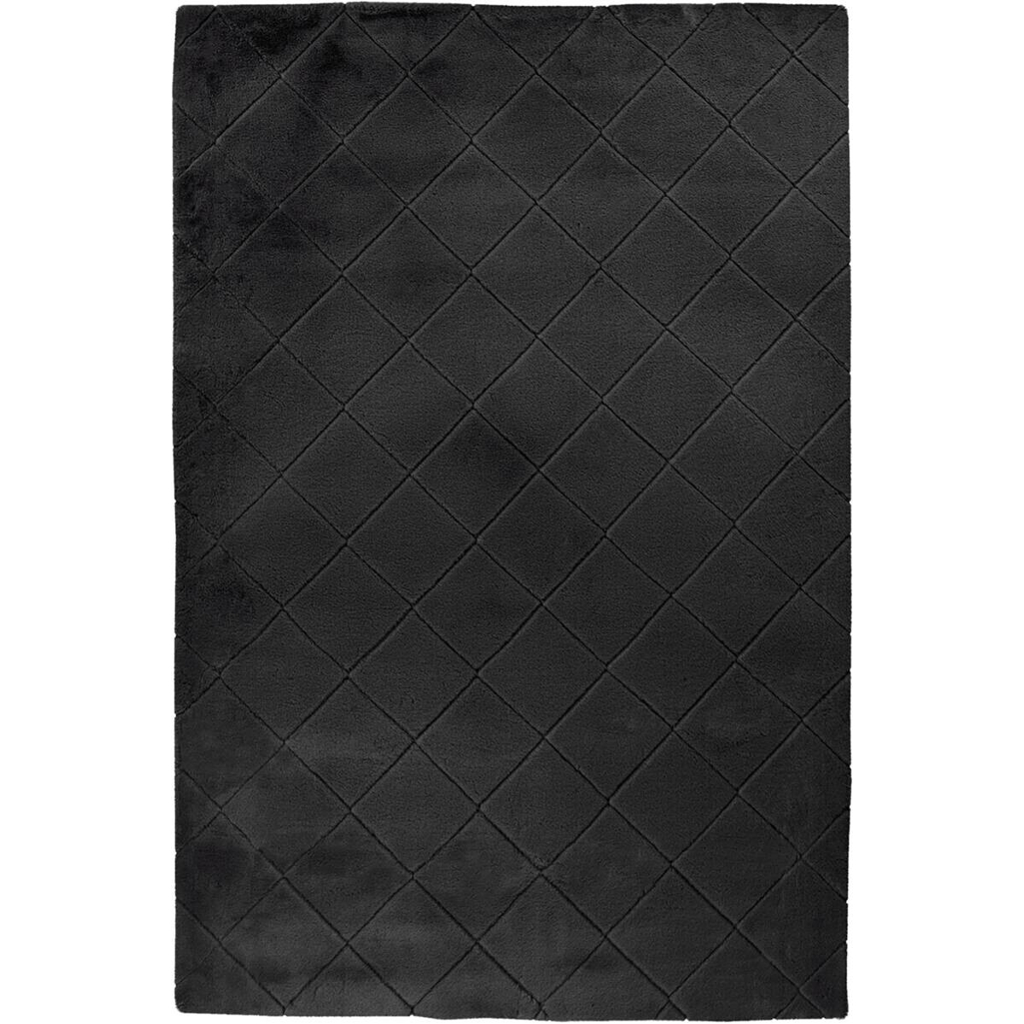 Padiro Hochflorteppich Imala 125 schwarz B/H/L: ca. 200x3x290 cm
