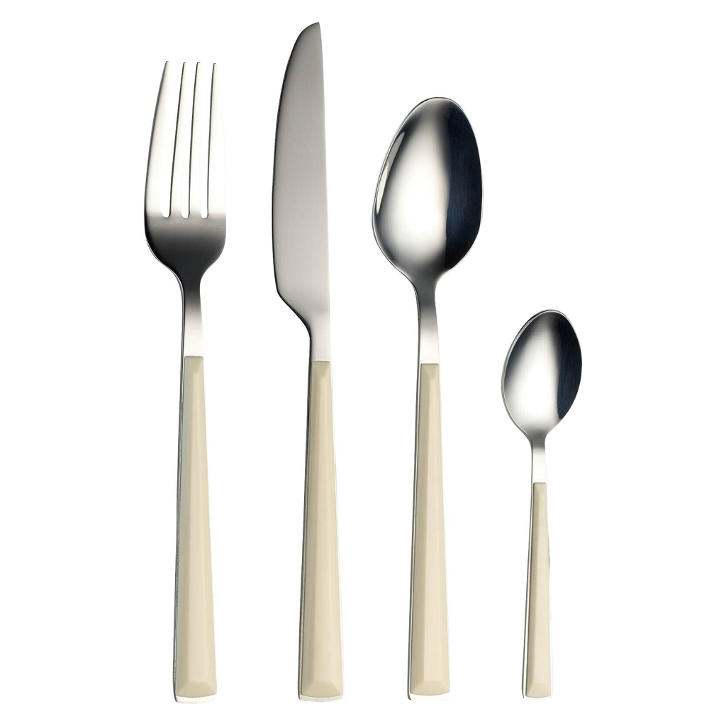 ECHTWERK Besteckset Basic creme Edelstahl 16 tlg.