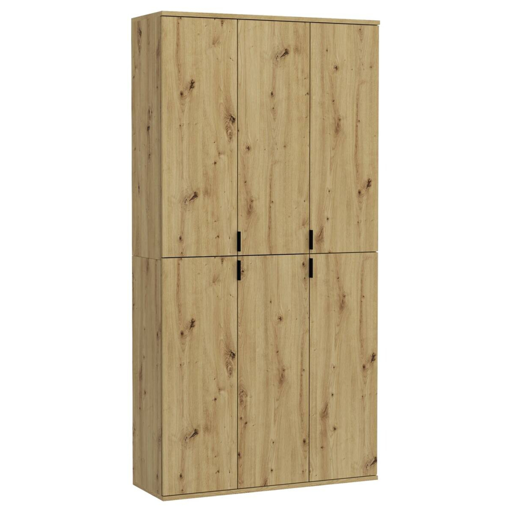 Garderobe PROJEKT Eiche Artisan Nachbildung B/H/T: ca. 91x193x34 cm