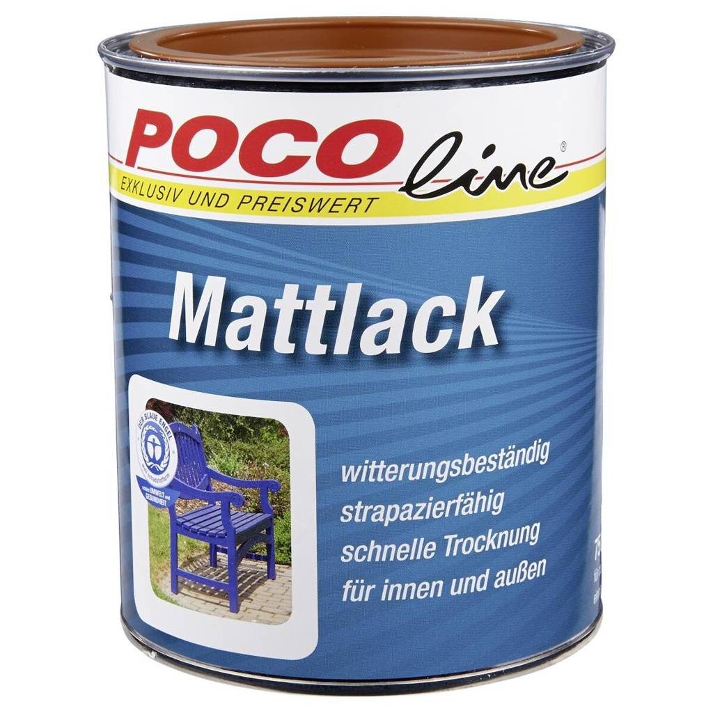 POCOline Acyl Buntlack lehmbraun seidenmatt ca. 0,75 l
