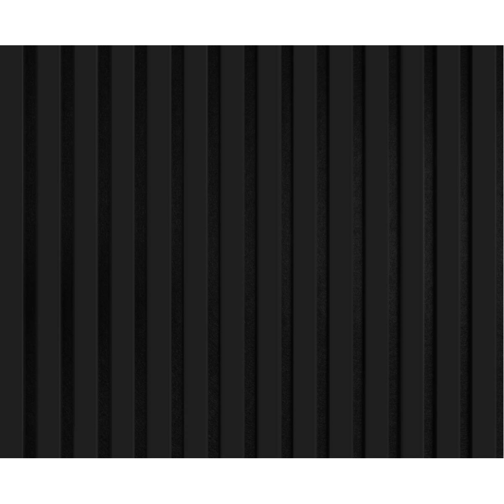 Akustikpaneel mattschwarz L/B/H: ca. 1,9x56,1x240 cm pro Stück