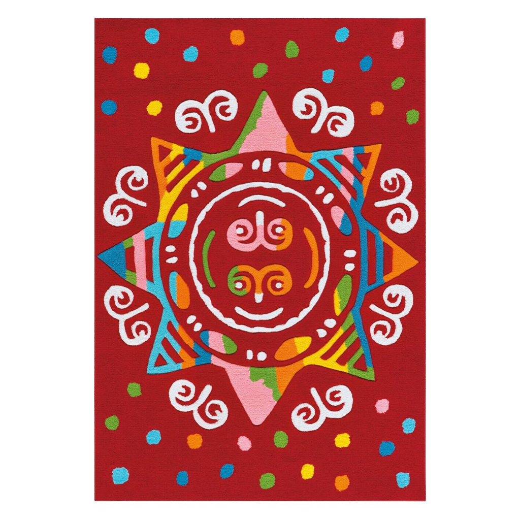 Arte Espina Kurzflorteppich Spirit Glowy 3145 rot B/L: ca. 110x160 cm