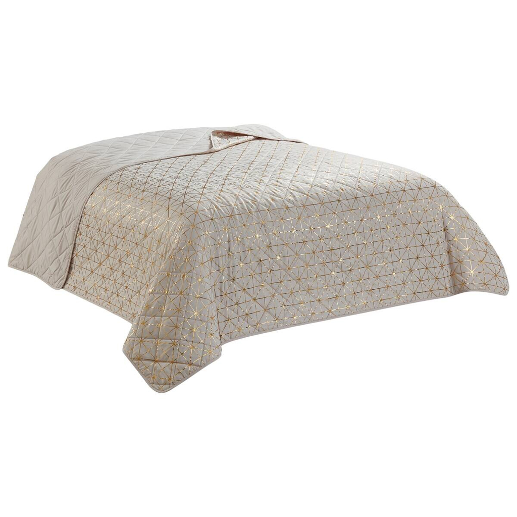 Tagesdecke gold Polyester B/L: ca. 220x240 cm