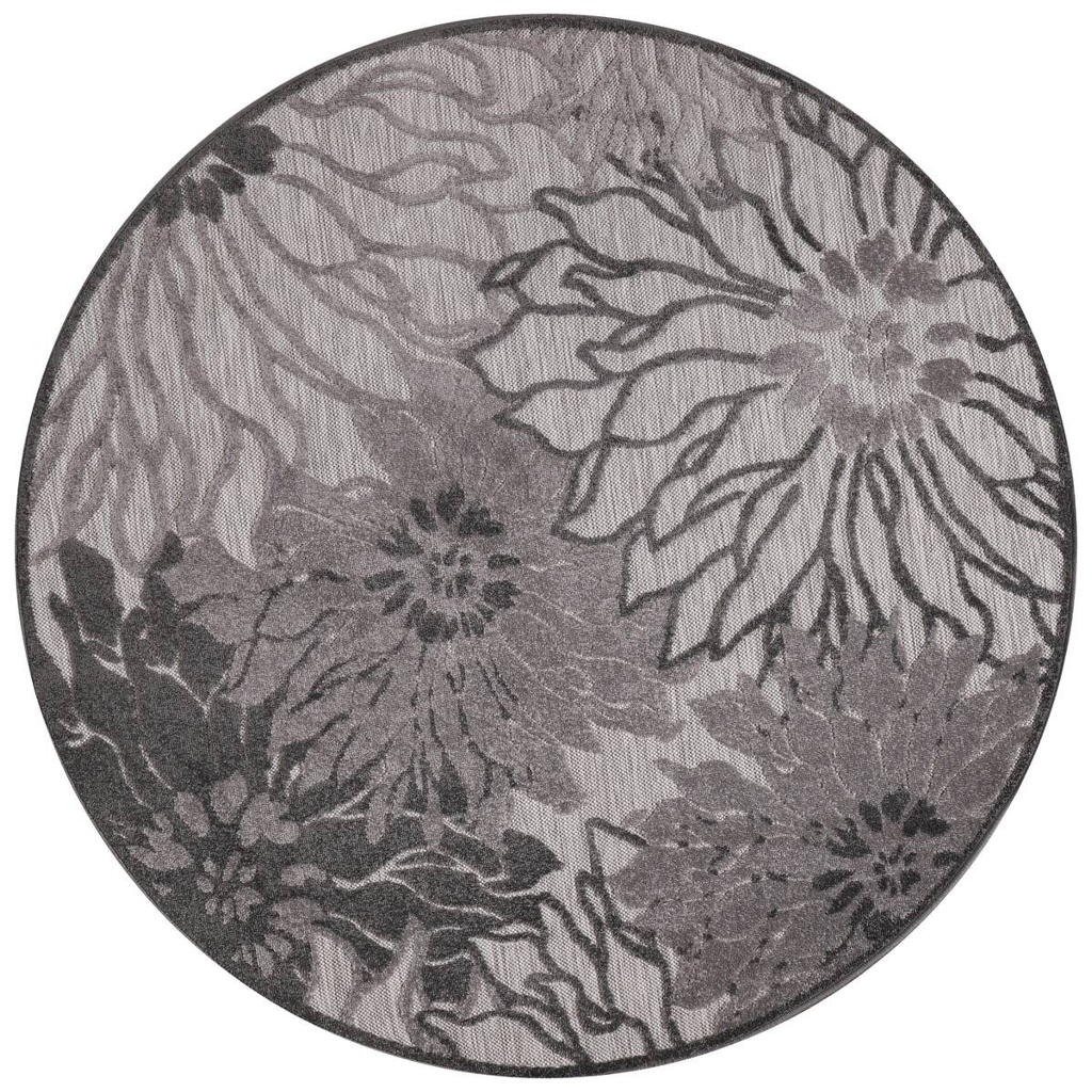Sanat Outdoorteppich FLORAL grau D: ca. 150 cm