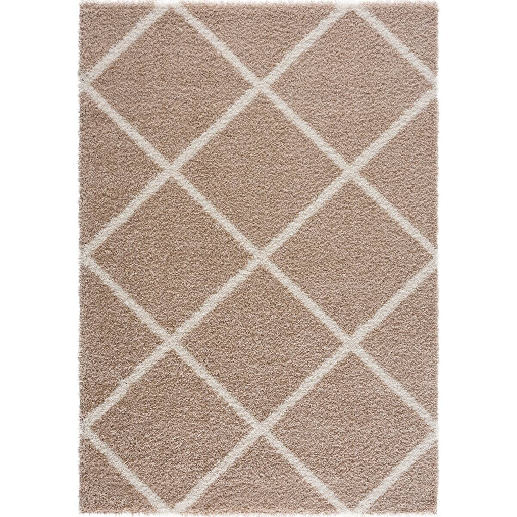 Sanat Hochflorteppich MADRID beige B/L: ca. 120x170 cm
