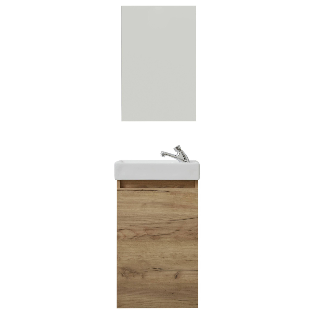 Badezimmer-Set Champ Eiche Artisan Nachbildung B/H/T: ca. 40x68x22 cm