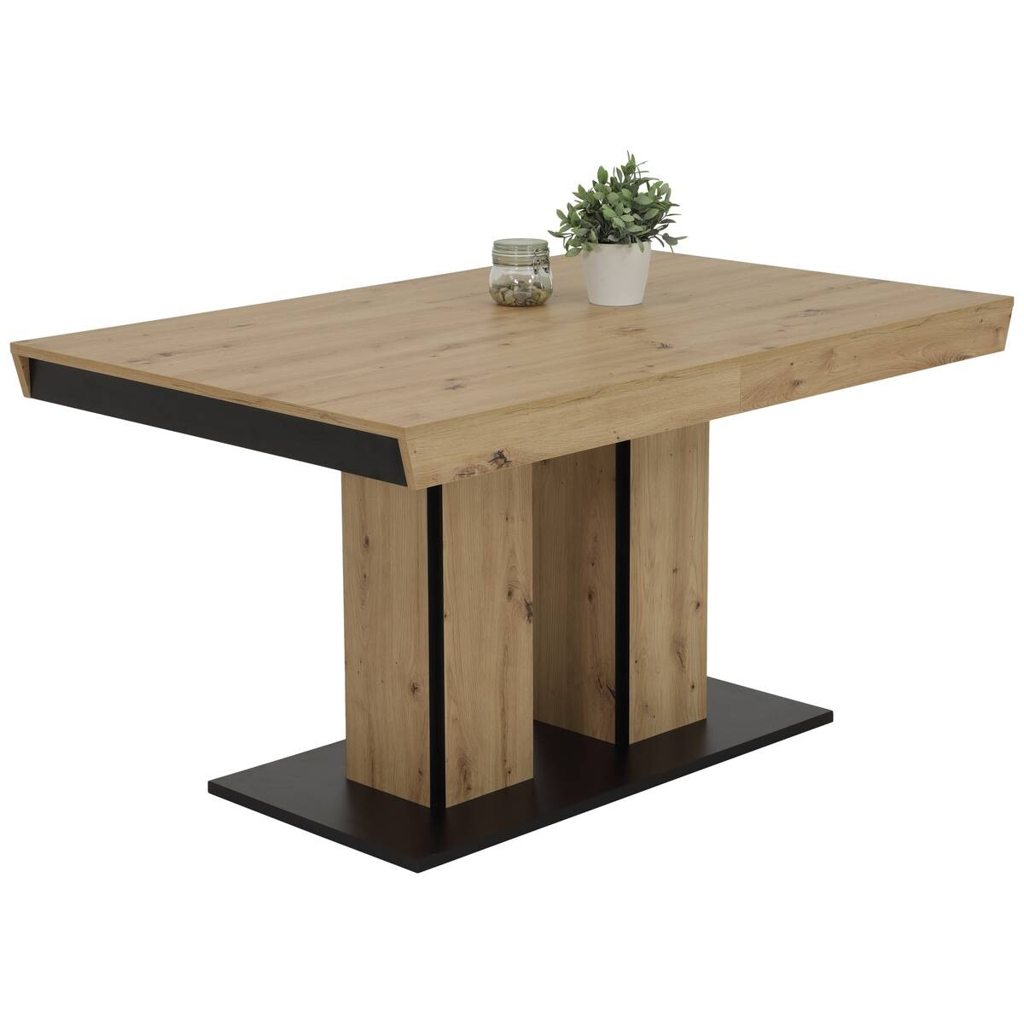 Esstisch AGNES T Eiche Artisan Optik B/H/T: ca. 140x76x90 cm