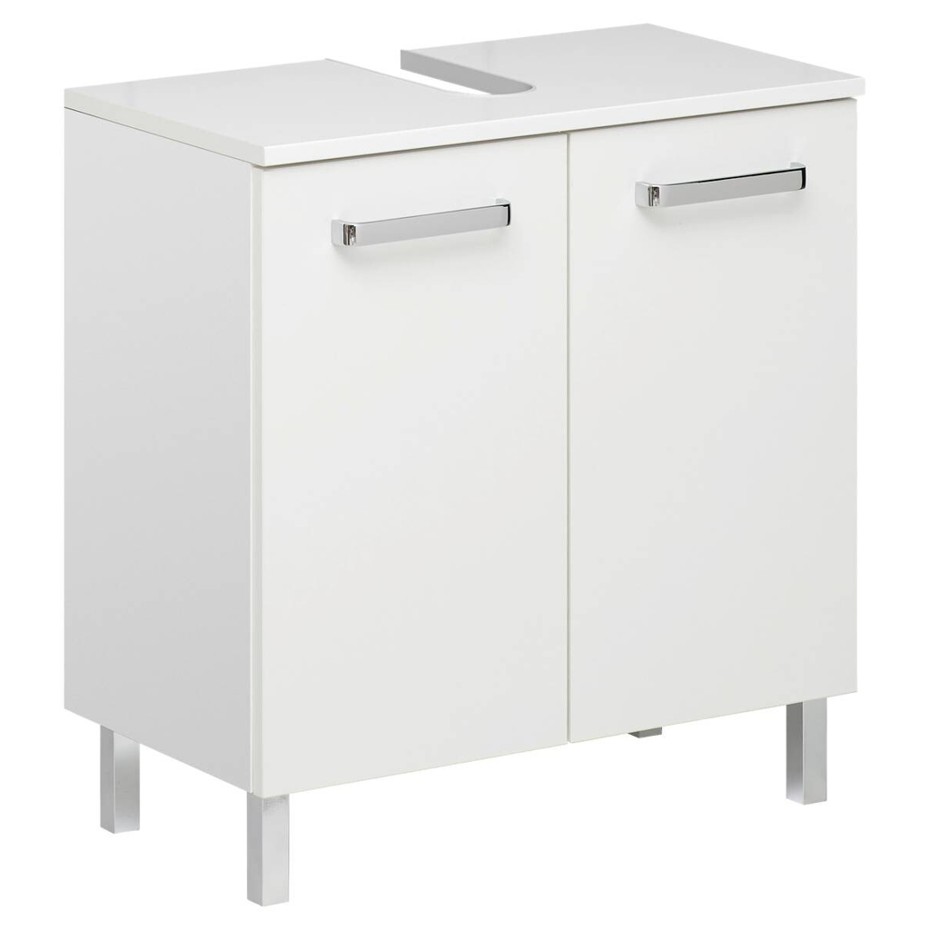 Waschbeckenunterschrank Quickset 312 WBU weiß glanz B/H/T: ca. 60x62x33 cm