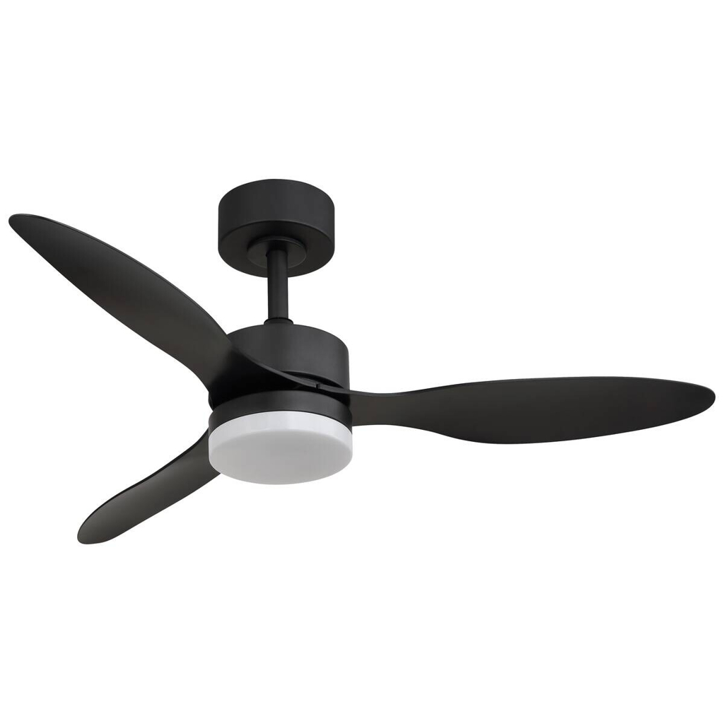 GLOBO Deckenventilator mattschwarz Opal H/D: ca. 40,5x106 cm max. 20 W