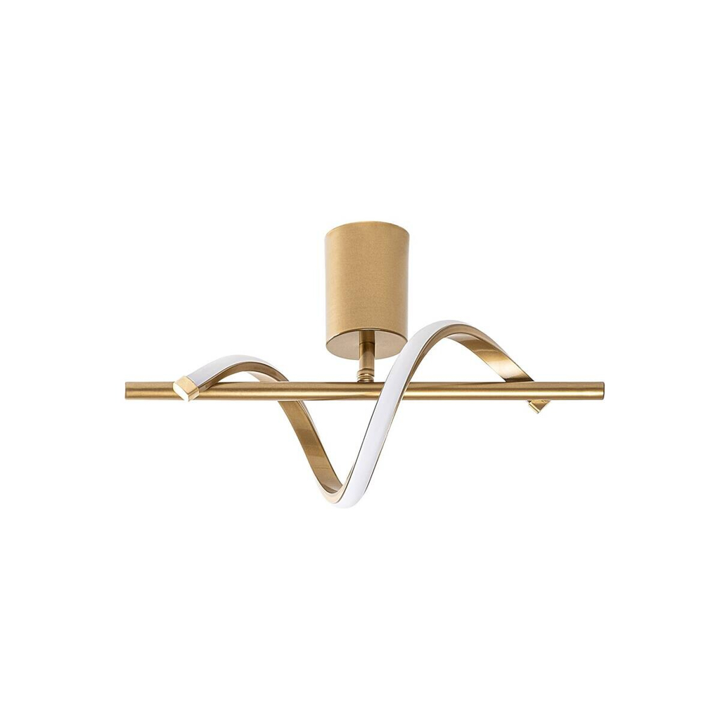 Opviq Deckenleuchte gold Metall B/H/T/L: ca. 41x16x25x41 cm