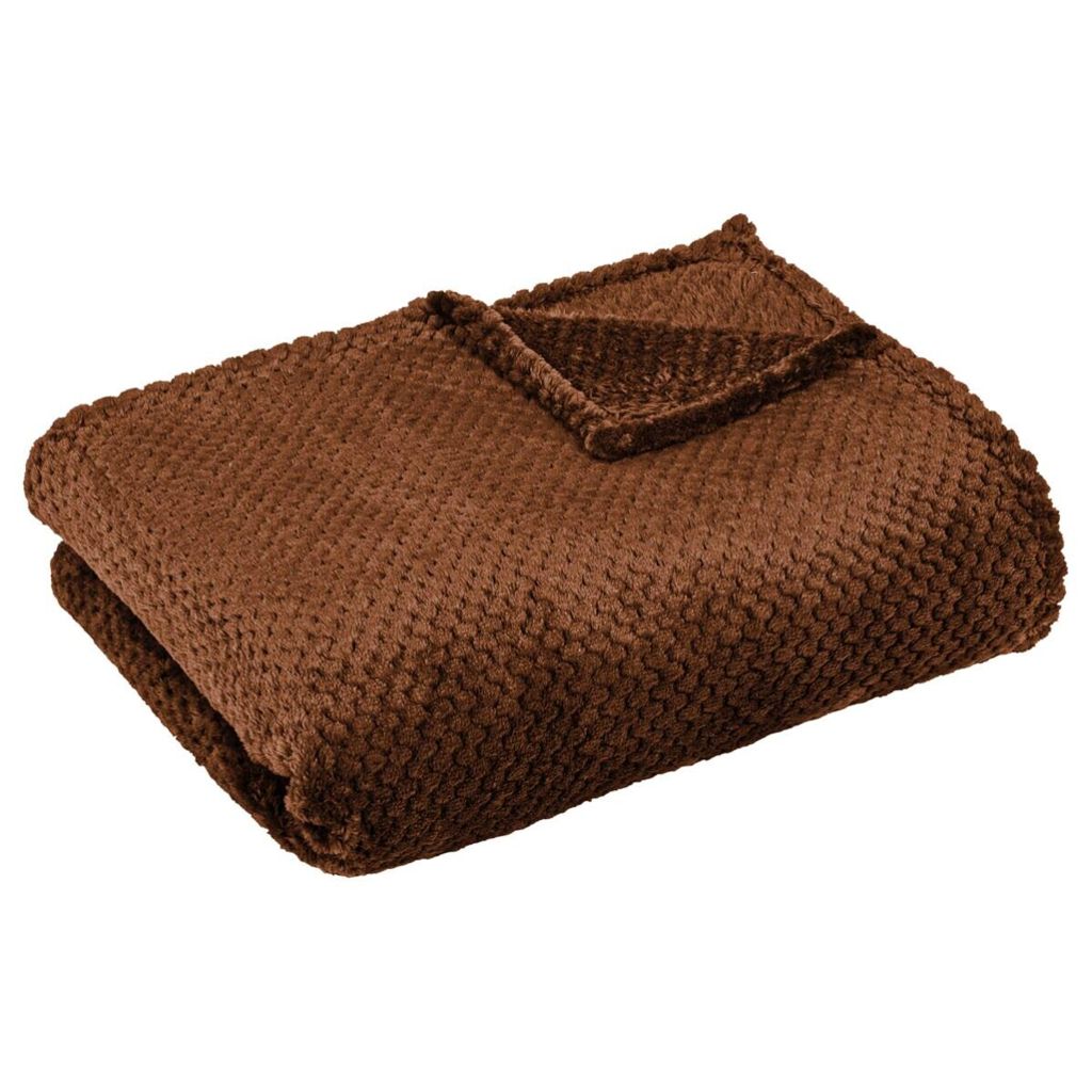 Wohndecke Flanell braun Polyester B/L: ca. 220x240 cm 602382702
