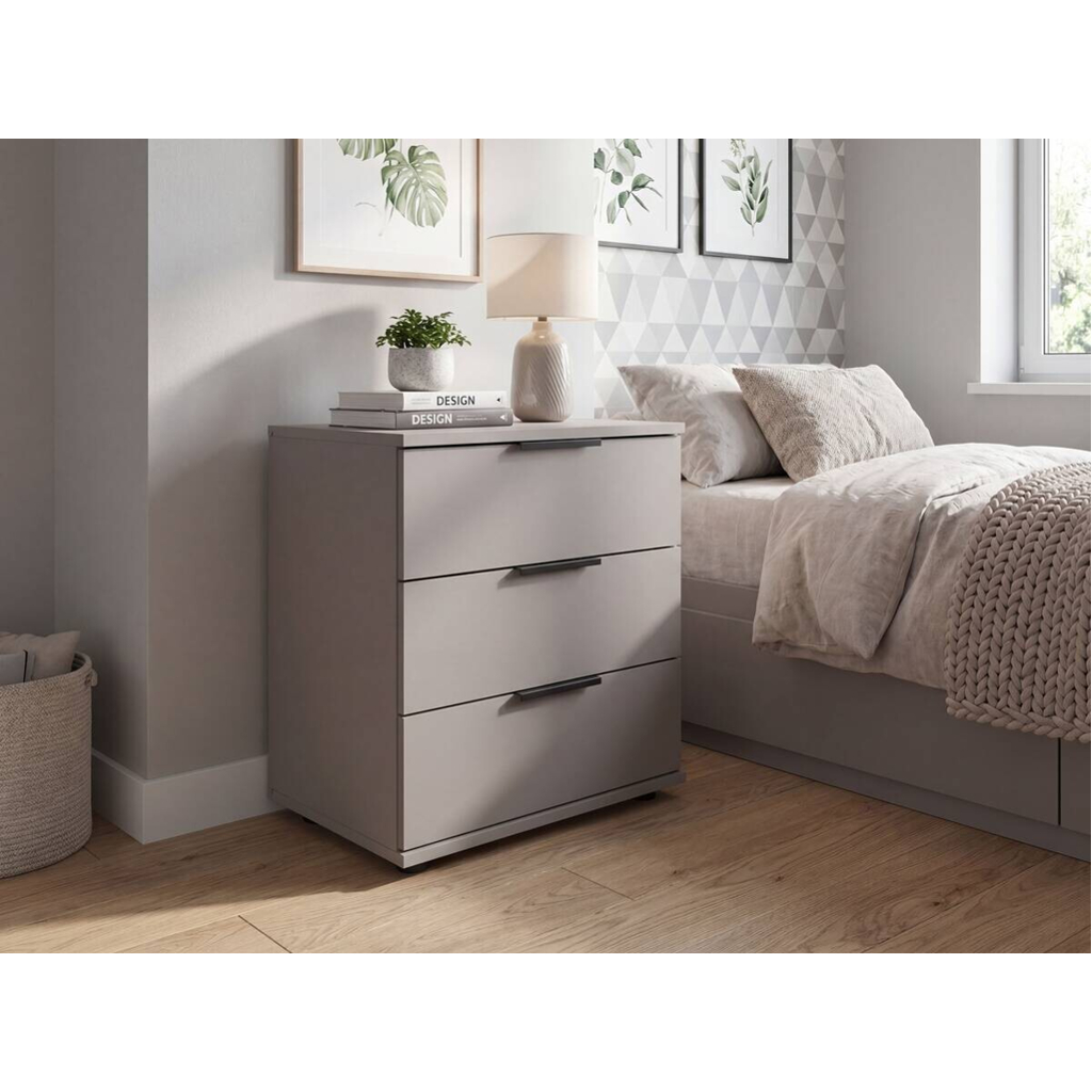 Nachtkonsole Easy Plus Sahara grau B/H/T: ca. 52x58x38 cm