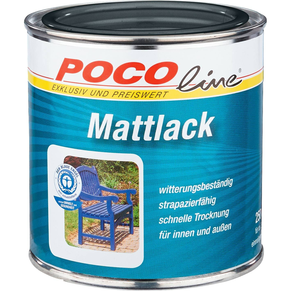 POCOline Acyl Buntlack anthrazit seidenmatt ca. 0,75 l
