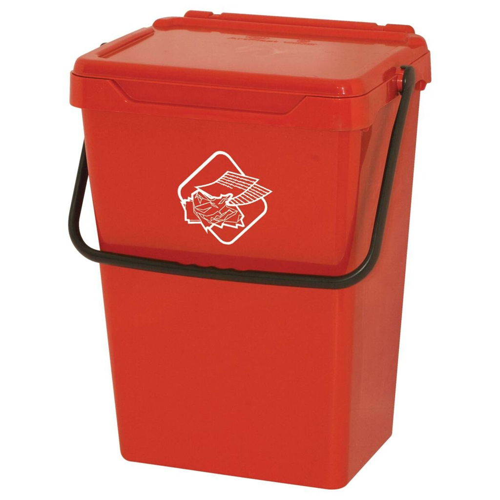 Eco-Logico Eimer rot Polypropylen B/H/L: ca. 30,5x51x40 cm
