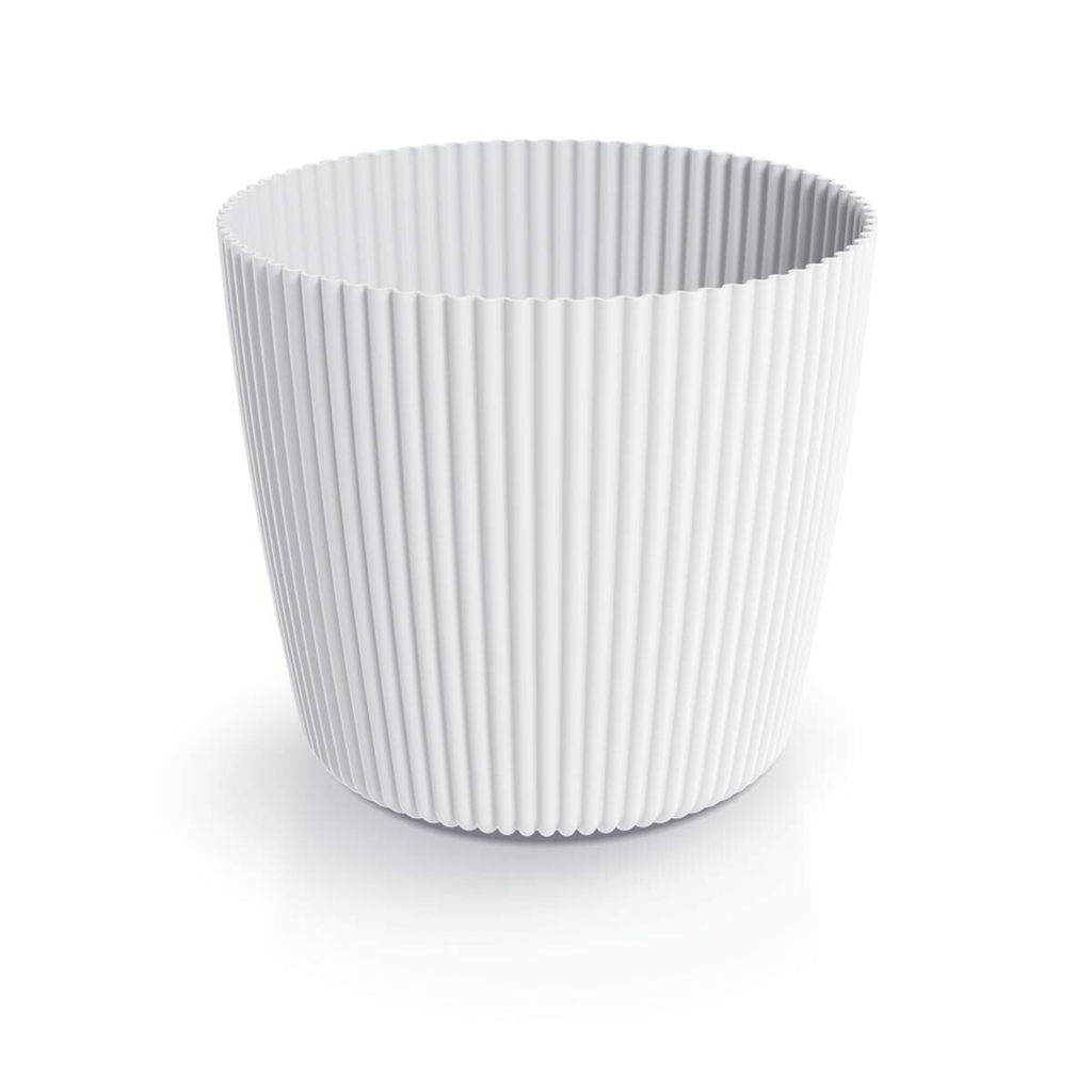 Prosperplast Pflanztopf Milly weiß Kunststoff H/D: ca. 26x29 cm