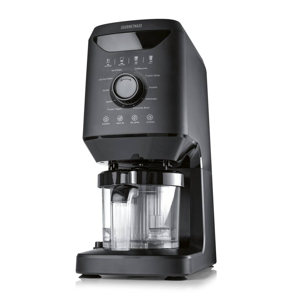 GOURMETmaxx Eismaschine 19370 schwarz Kunststoff B/H/L: ca. 21,5x45x48,5 cm