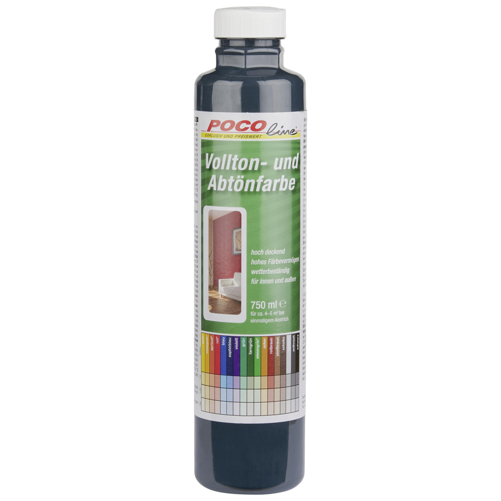 POCOline Vollton- und Abtönfarbe anthrazit ca. 0,75 l