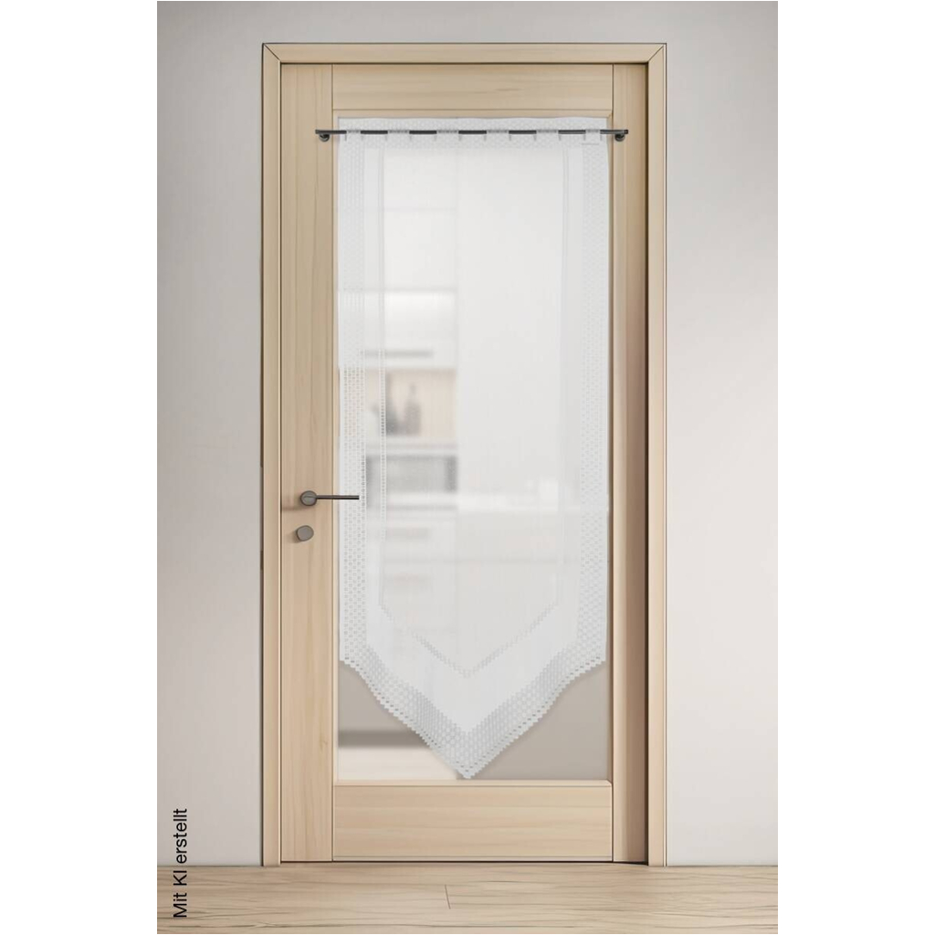 POCOline Scheibengardine Liebitz weiß B/L: ca. 60x160 cm