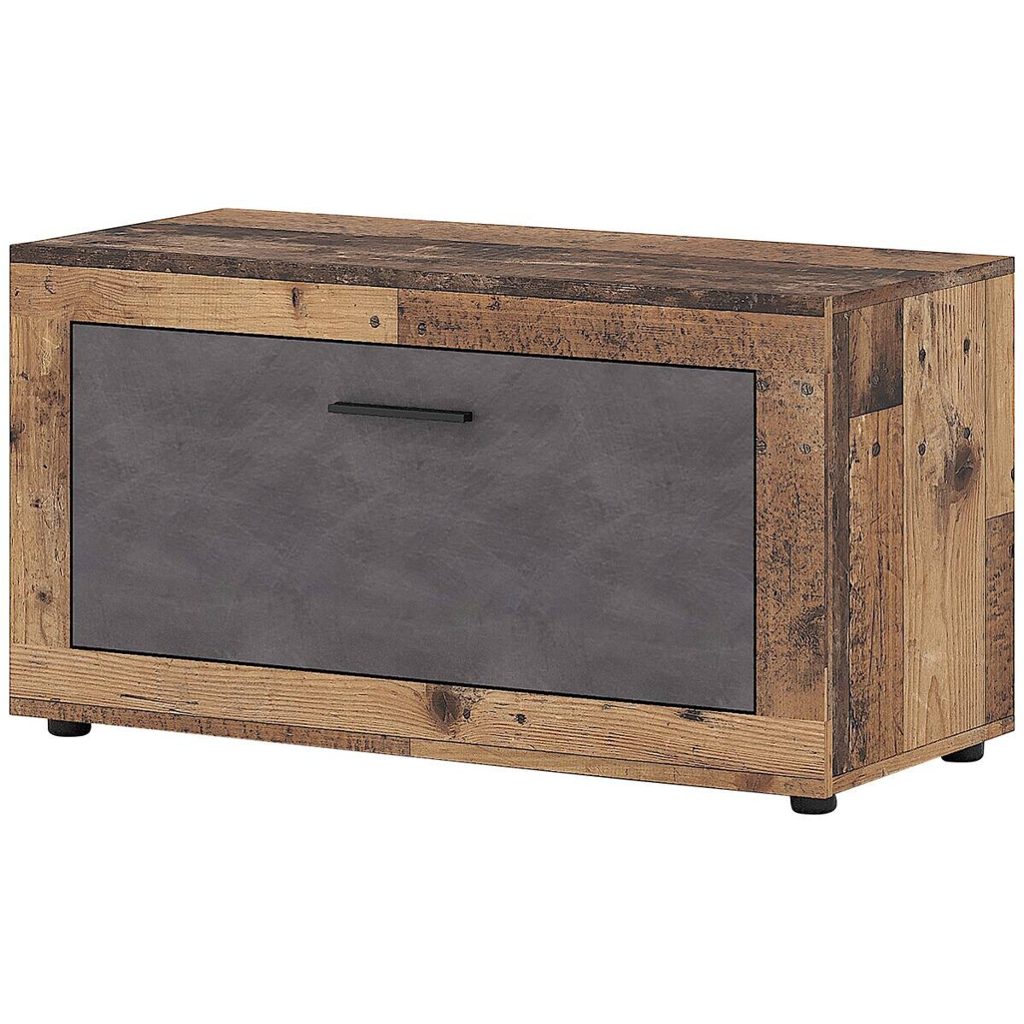 Schuhschrank LUNA 2 Eiche Matera Nachbildung Beton Optik