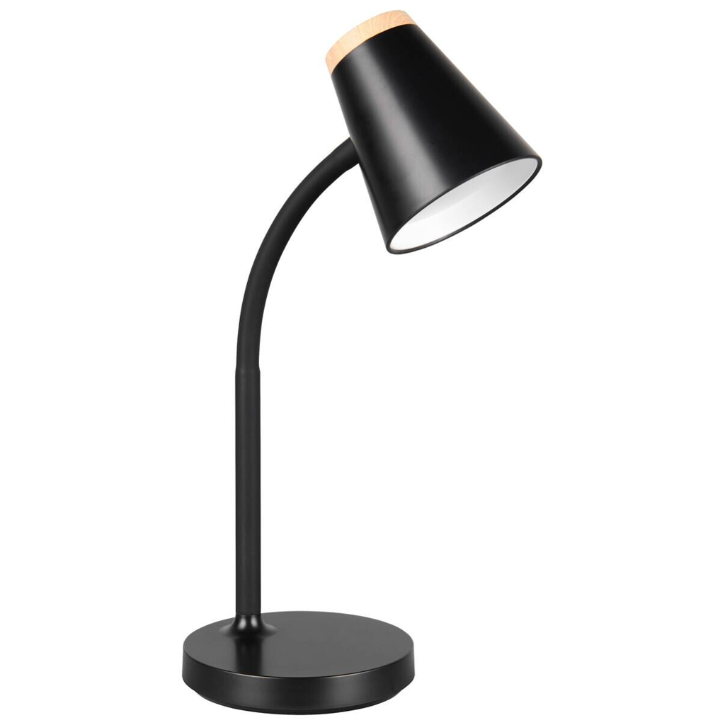 Reality LED-Tischleuchte Hadley schwarz Kunststoff H/D: ca. 36x13 cm