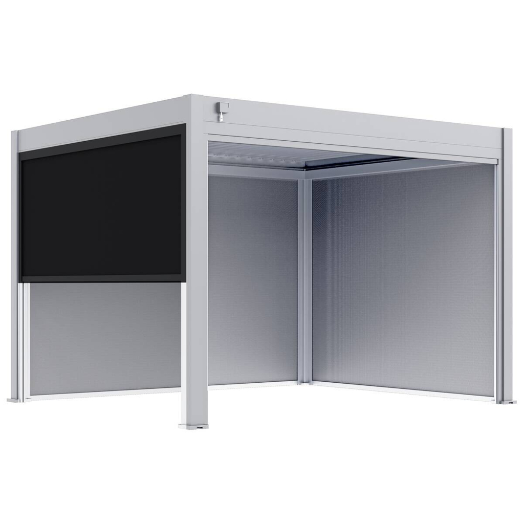 Paragon Outdoor Seitenteil für Pergola Grand Tuscan grau Kunststoff B/H: ca. 279x237 cm
