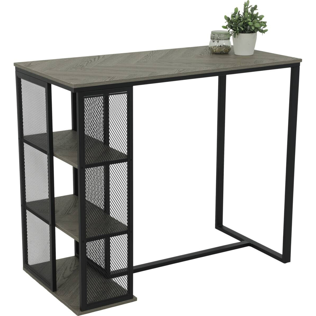 Bartisch Klara grau Holzwerkstoff B/H/T: ca. 120x103x60 cm