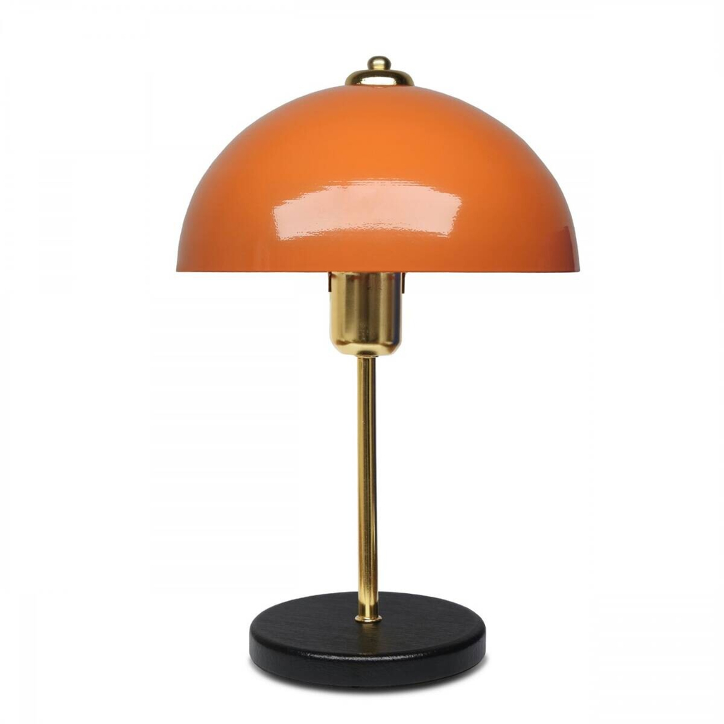 Opviq Tischleuchte orange Metall B/H/L: ca. 23x38x23 cm E27 1 Brennstellen