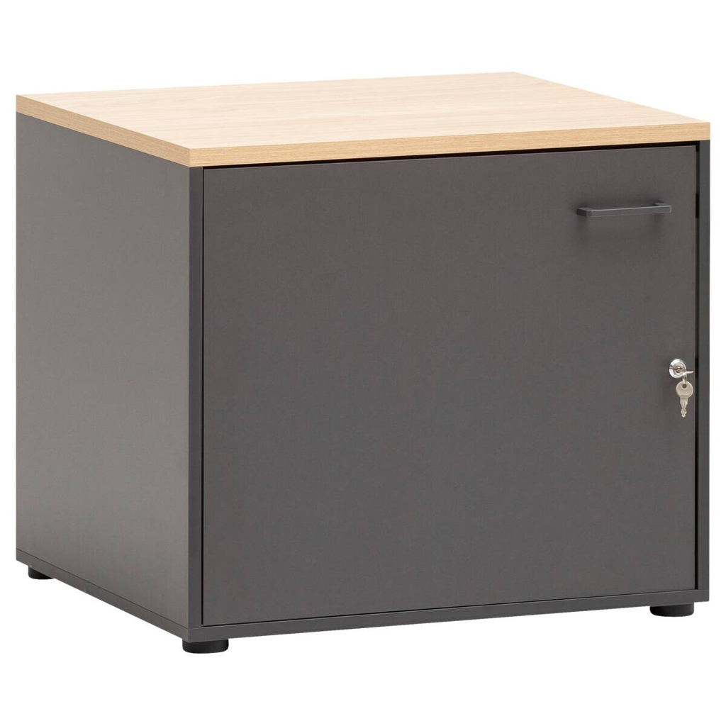 Unterschrank Solea anthrazit Eiche hell Nachbildung B/H/T: ca. 67,1x60x60 cm